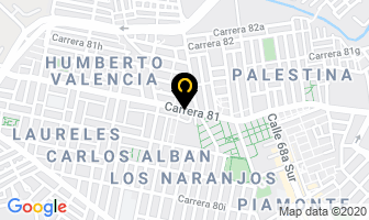 Mapa de Biocare Cosmetics en Bogotá D.C