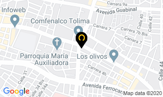 Mapa de Biocenter en Ibagué
