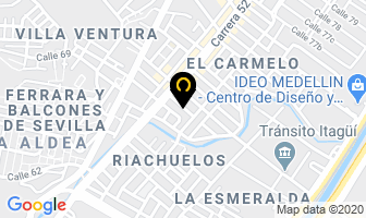 Mapa de Biodental H.h. en Itaguí