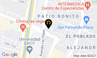 Mapa de Bioestética en Medellín