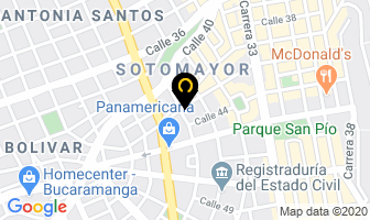 Mapa de Bioestética Láser en Bucaramanga