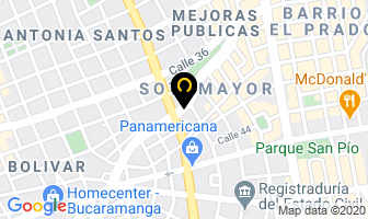 Mapa de Biomelab Ltda. en Bucaramanga