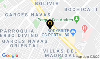 Mapa de Biomevet en Bogotá D.C
