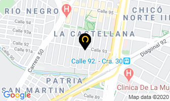 Mapa de Bioquilab Ltda en Bogotá D.C