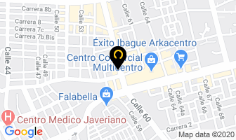 Mapa de Biovenous Center en Ibagué