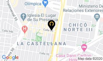 Mapa de Blamis Dotaciones Laboratorio S.a.s. en Bogotá D.C
