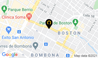 Mapa de Blimax Ltda. en Medellín