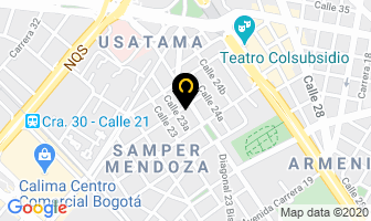 Mapa de Blindajes Isbi Ltda. en Bogotá D.C