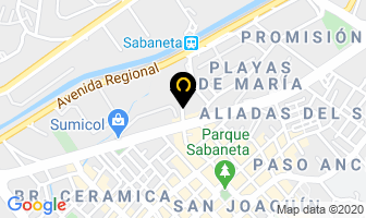 Mapa de Blindajes Y Servicios S.a.s en Medellín