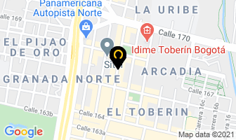 Mapa de Blindcorp De Colombia S.a en Bogotá D.C