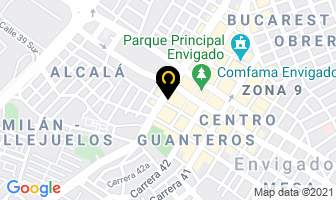 Mapa de Block Party en Envigado