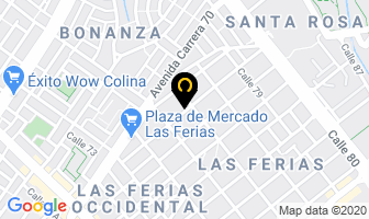 Mapa de Blondatex S.a. en Bogotá D.C
