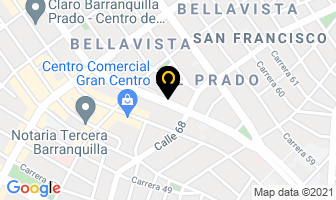 Mapa de Blue Cargo S.a. en Barranquilla