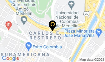 Mapa de Blue Cocktails en Medellín