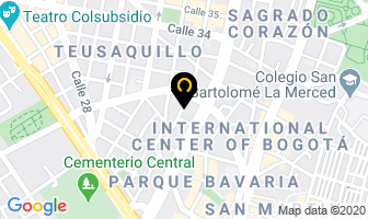 Mapa de Blue Dance Producciones en Bogotá D.C
