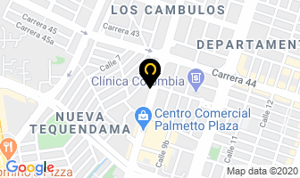 Mapa de Blue Shoes en Cali