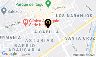 Mapa de Blue Silver en Medellín
