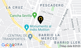Mapa de Bm Repuestos Diesel en Cúcuta