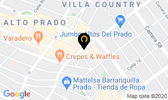 Mapa de Bm Tech Construcciones S.a.s. en Barranquilla