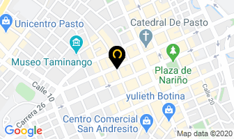 Mapa de Bocatos Mexicanos en Pasto