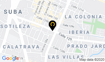 Mapa de Bodas Y Cristales en Bogotá D.C