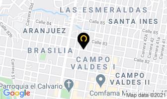 Mapa de Bodega Campesina en Medellín