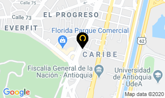 Mapa de Bodega Caribe en Medellín