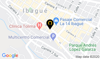 Mapa de Bodega De Los Tiestos en Ibagué