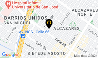 Mapa de Bodega Del Acero Ltda en Bogotá D.C