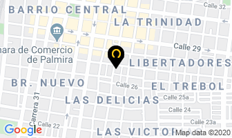 Mapa de Bodega Jair en Palmira