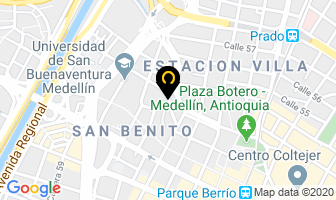Mapa de Bodega Pilsen San Benito en Medellín