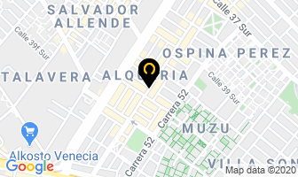 Mapa de Bodega Textil en Bogotá D.C