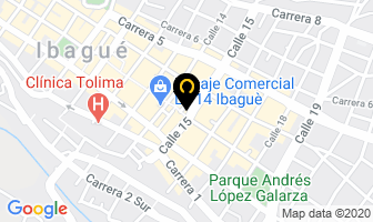 Mapa de Bodega Textil en Ibagué