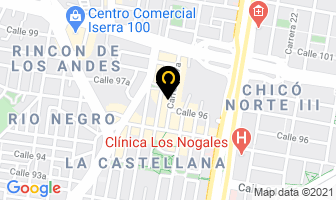 Mapa de Bodega Y Cocina en Bogotá D.C
