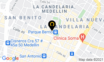 Mapa de Bodegas Corona en Medellín
