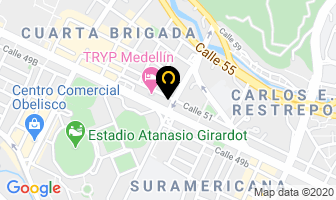 Mapa de Bodegas, Empaques Y Trasteos en Medellín