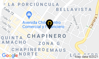 Mapa de Body Balance en Bogotá D.C
