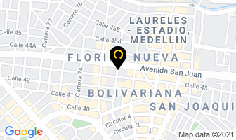 Mapa de Body Clear en Medellín