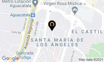 Mapa de Body Tech en Medellín