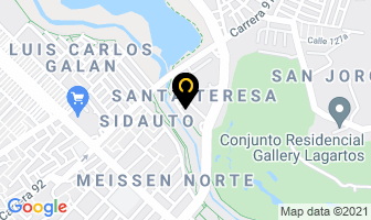 Mapa de Bogotanas De Calentadores en Bogotá D.C