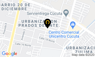 Mapa de Bokado's Pizza en Cúcuta