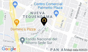 Mapa de Bolaños Delgado Mónica en Cali