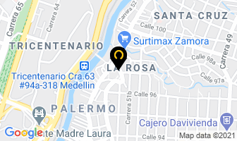 Mapa de Boligol en Medellín