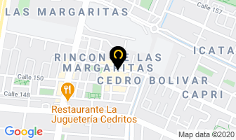 Mapa de Bolos Cedritos 151 en Bogotá D.C