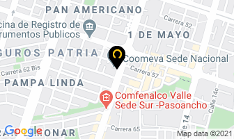 Mapa de Bolsa De Propiedades en Cali