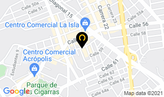 Mapa de Bolsas & Bolsas en Bucaramanga