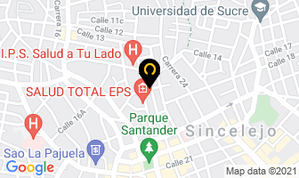 Mapa de Bolsas Pizarro en Sincelejo