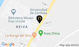 Mapa de Bolsas Y Desechables Unidos en Montería