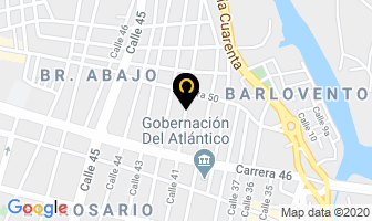 Mapa de Bombas & Servicios Ltda. en Barranquilla