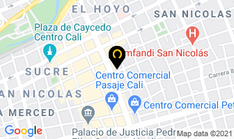 Mapa de Bombas & Suministros en Cali